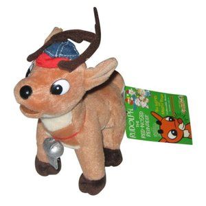 Coach Rudolph the Red Nosed Reindeer 8" Plush Series 2 - 1999